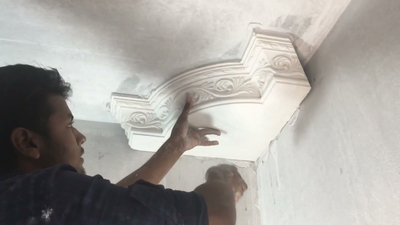 wow that's nice lighting fixture gypsum cornice corner design and completely work, it is very nice