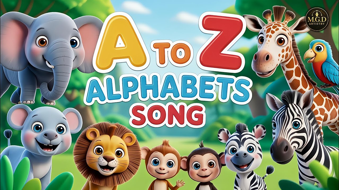 A to Z Animal Song for kids | Learn Alphabets | #Alphabetsong #kidslearning