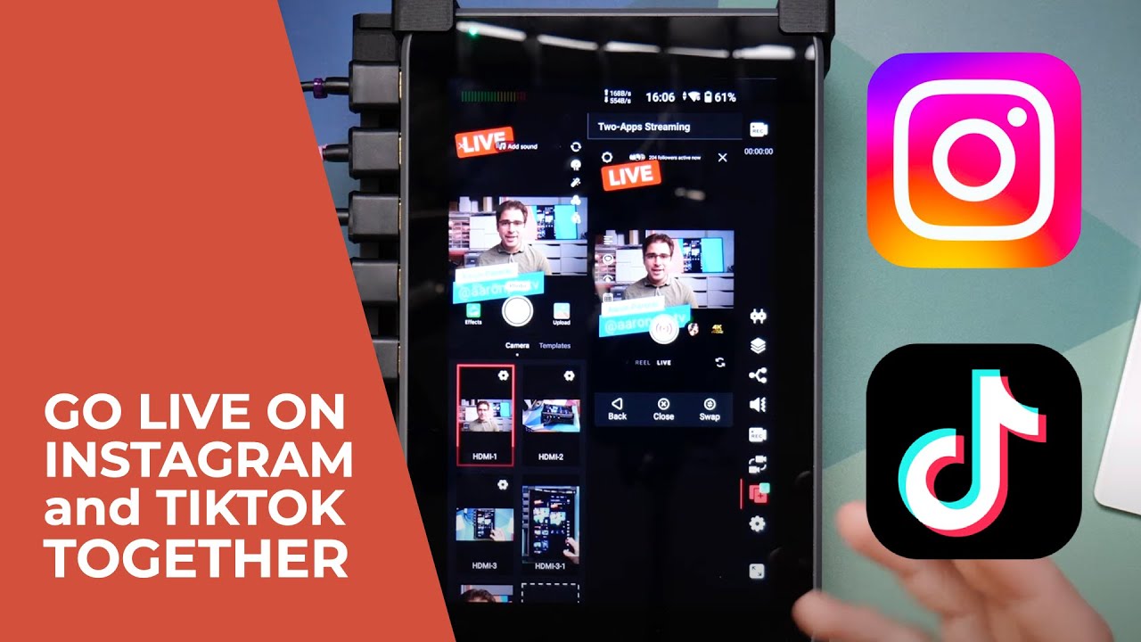 Jak transmitować na żywo na Instagramie i TikToku jednocześnie za pomocą YoloBox Ultra