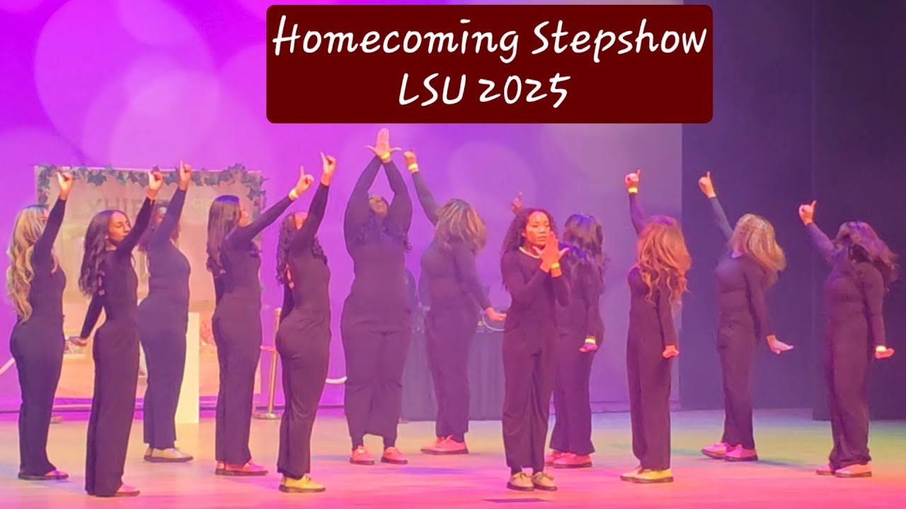 2025 LSU Homecoming NPHC Stepshow Clips | Louisiana State University 