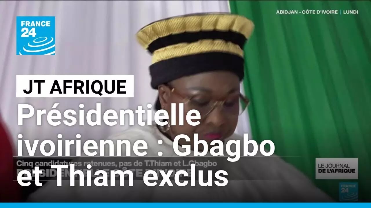 Côte d'Ivoire : les candidatures de Laurent Gbagbo et Tidjane Thiam définitivement rejetées