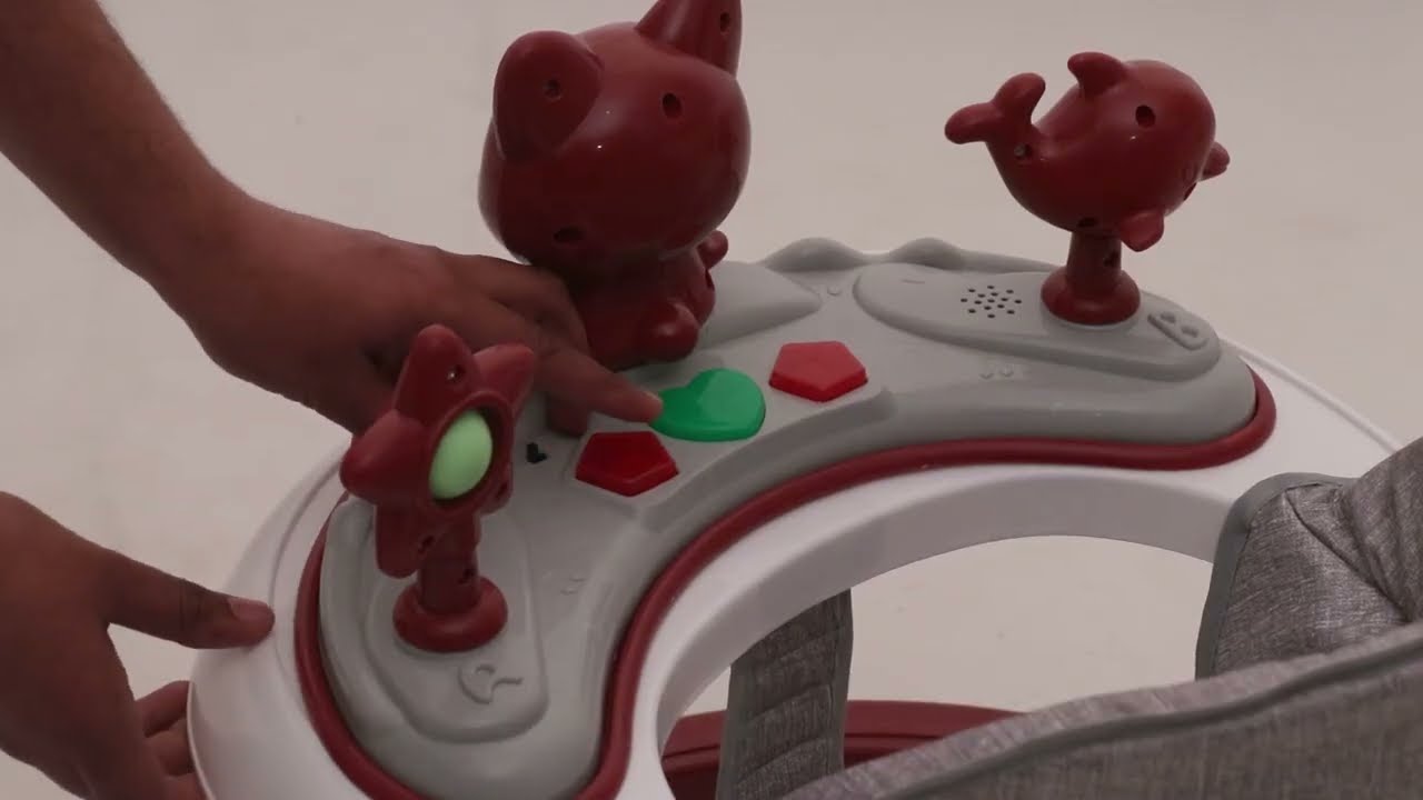 Play Nation Multifunctional 360 Degree Baby Walker with 2 level Height Adjustment