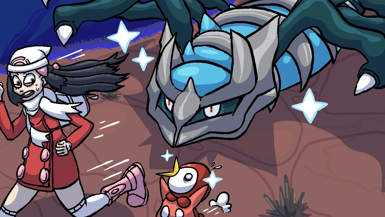 Pokemon Platinum, но я использую только фирменные блестящие фигурки