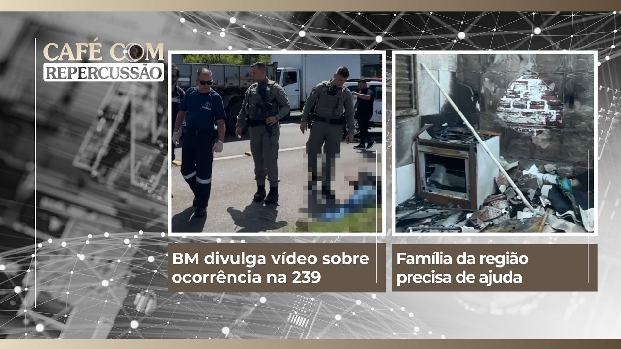 BM divulga vídeo sobre ocorrência na 239 | Família da região precisa de ajuda