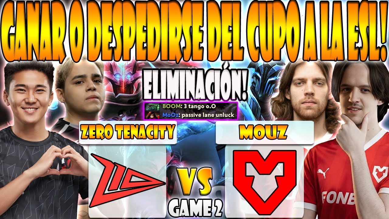 MOUZ vs ZERO TENACITY BO3[GAME 2]ELIMINACION-CRYSTALLIS, SELERI VS MOOZ-ESL ONE BIRMINGHAM 2026: WEU