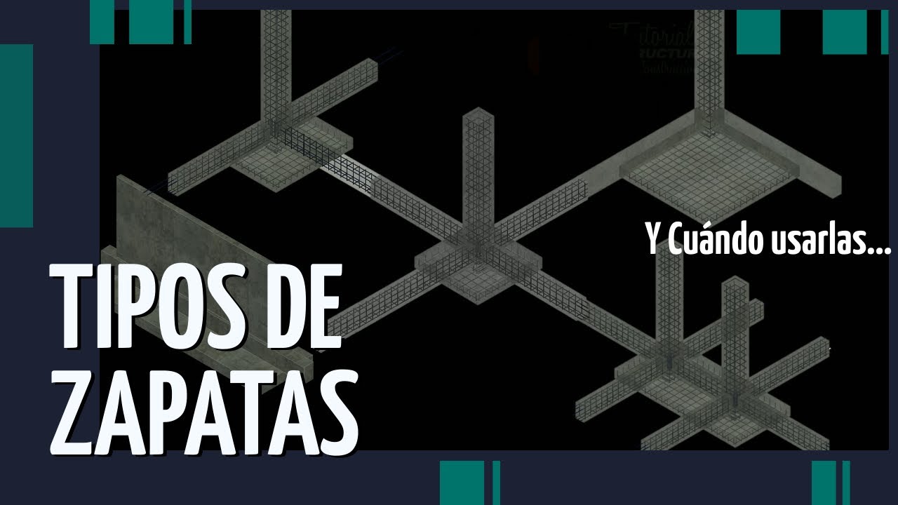 👷 TIPOS DE ZAPATAS  y Cuándo usarlas |  Recomendaciones 📐📗