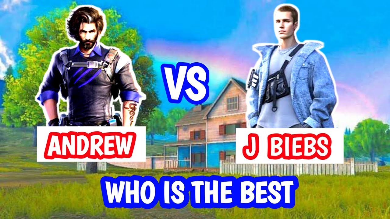 Elite Andrew vs j biebs who is best // BEST DEFENSIVE CHARACTER IN FREE FIRE 🤫