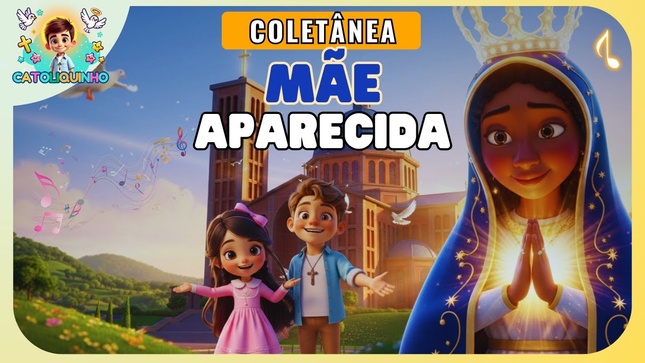 Músicas da Senhora Aparecida para Crianças 👑 Coletânea Mãe  Aparecida | Catoliquinho #videoinfantil