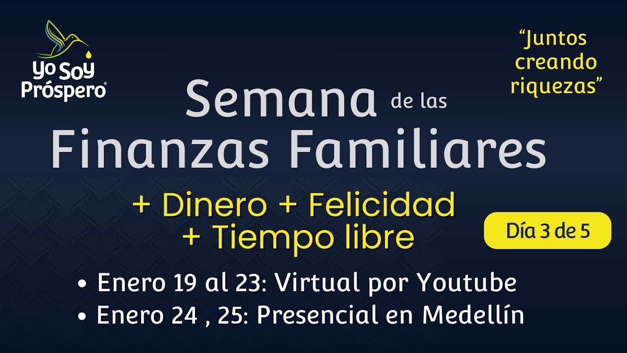 Semana de las Finanzas Familiares. Día 3 de 5-Administración del dinero