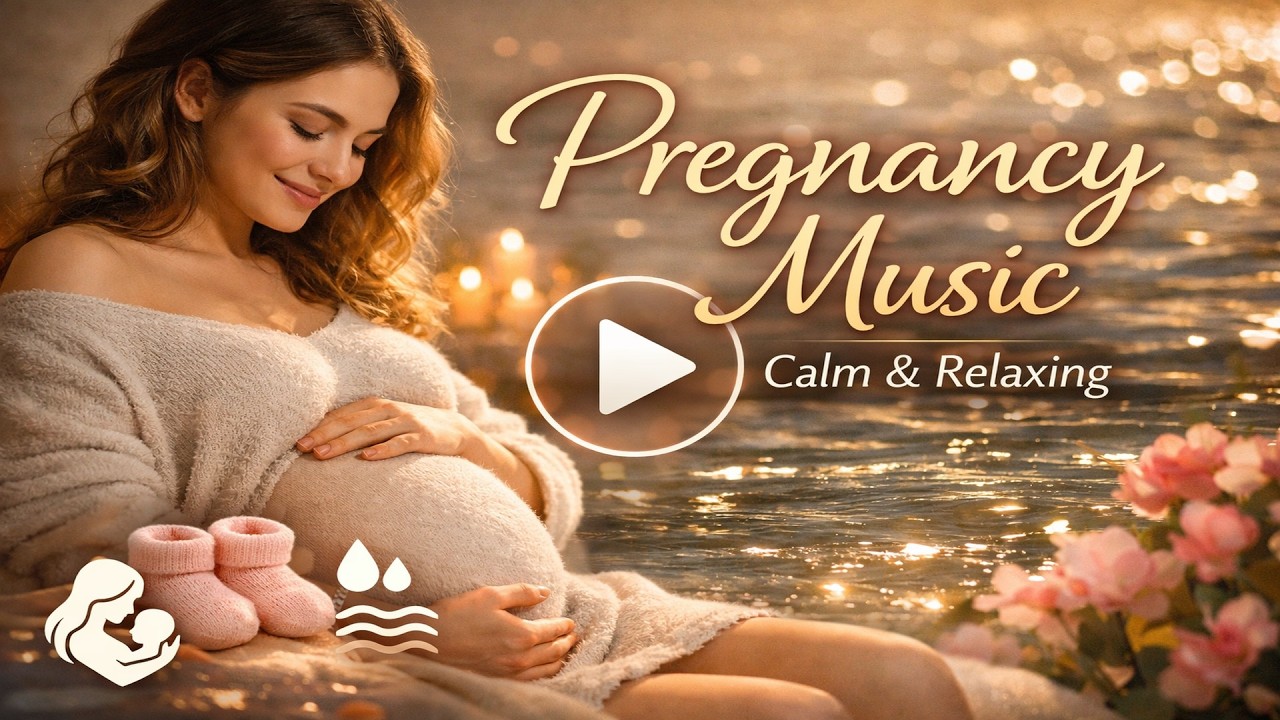 Pregnancy Relaxation Music 🤍 Womb Water Sounds for Baby Bonding | Prenatal Calm & Sleep Music
