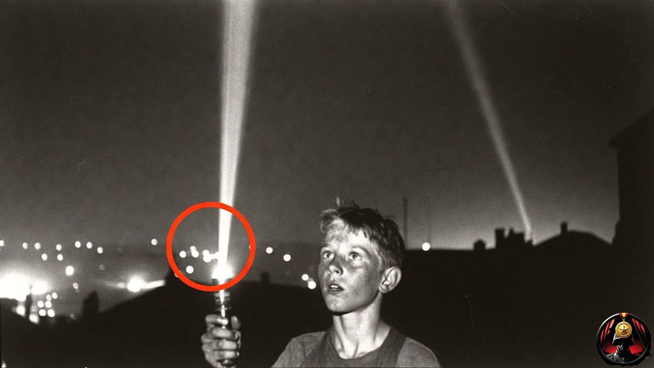 13-Year-Old on Rooftop Flashes Light to Guide Allied Bombers – Nighttime Hero Saves the Day!