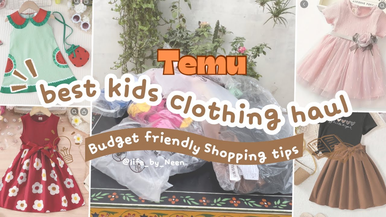 Temu Kids Clothing Haul 2025 🛍️ | Affordable Kids Fashion Finds | Smart Budget Shopping Tips 💸”