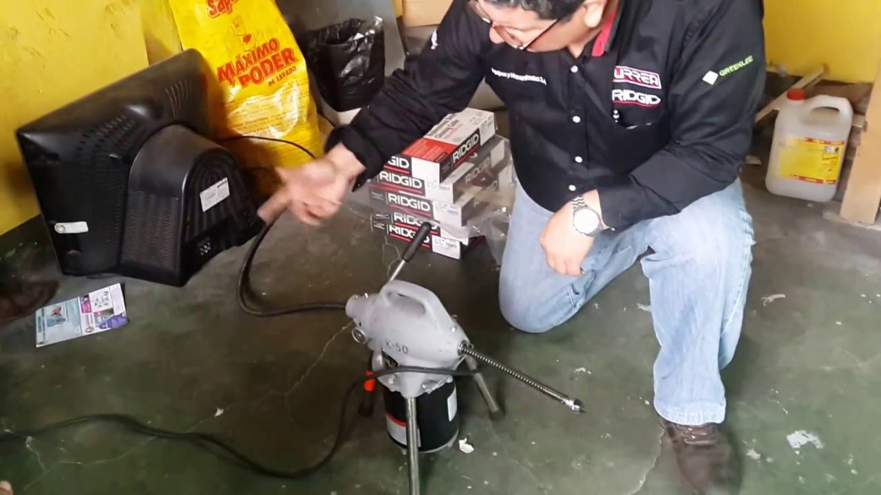 Capacitación EH uso de Ridgid K 50 Parte 1