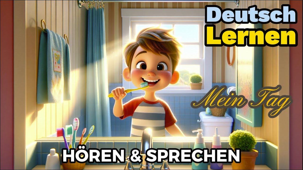Mein Tag| Deutsch Lernen| Sprechen & H&ouml;ren| Deutschkurs| Geschichte & Wortschatz