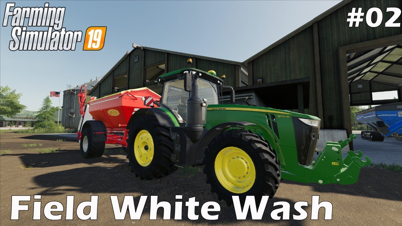 FIELD WHITE WASH - Lakeland Vale by Stevie - Farming Simulator 19 - Let's Play - #02