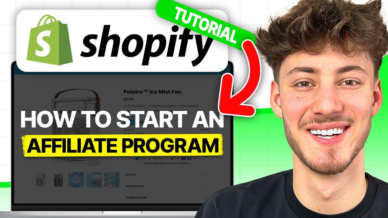 How To Start An Affiliate Program For Your Shopify Store (2026 Tutorial)