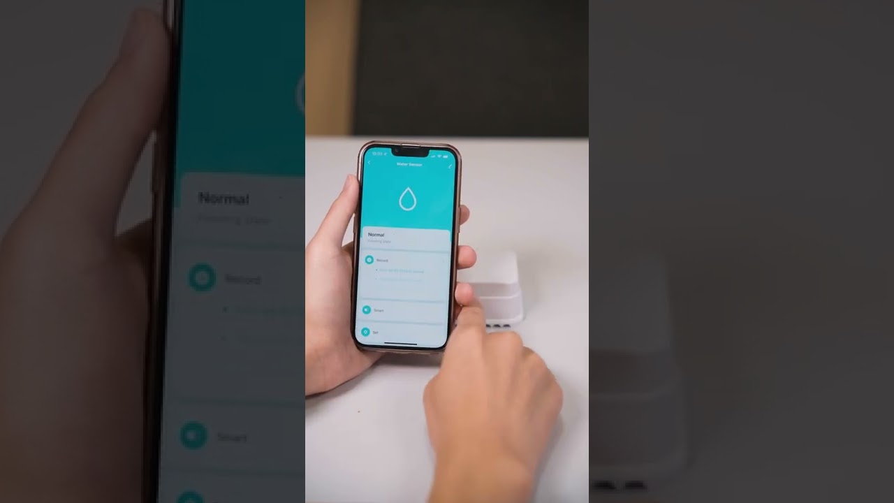 Умный детектор протечки воды MOES WiFi, защита дома от потопа