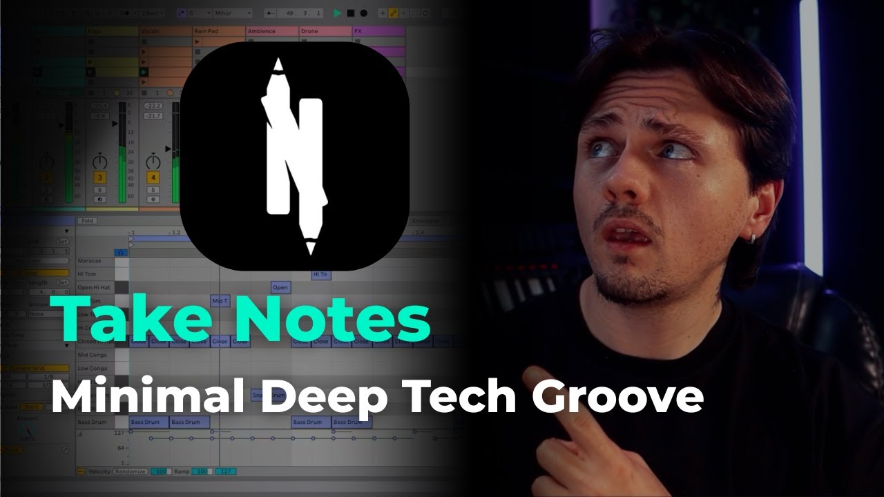 Модульная текстурная перкуссия для минималистичного Deep Tech House (стиль Take Notes)