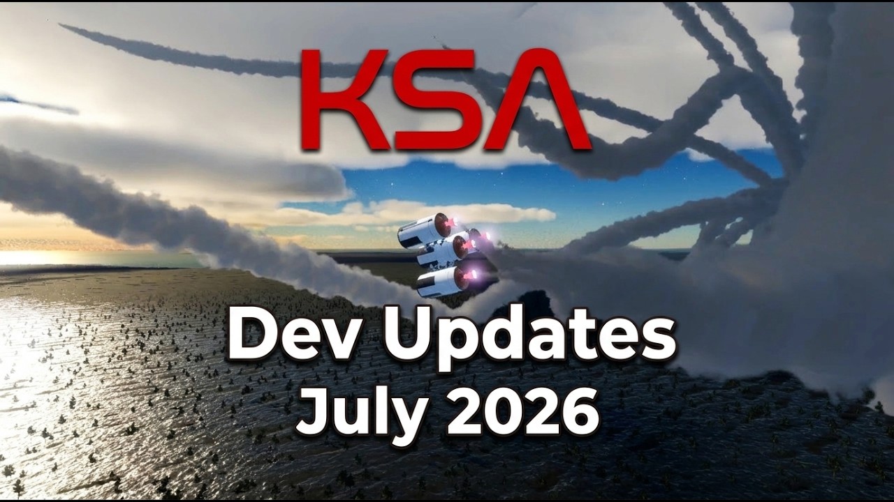 Kitten Space Agency July 2026 Dev Updates | Teleporting, Trees, Volumetric Plumes & Much More! 🚀