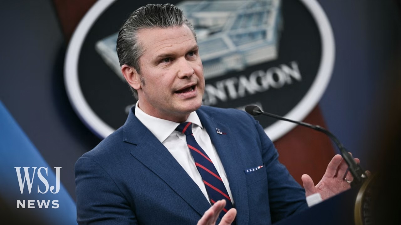 Hegseth Says Iran Strikes are Not a 'Regime Change War' | WSJ News