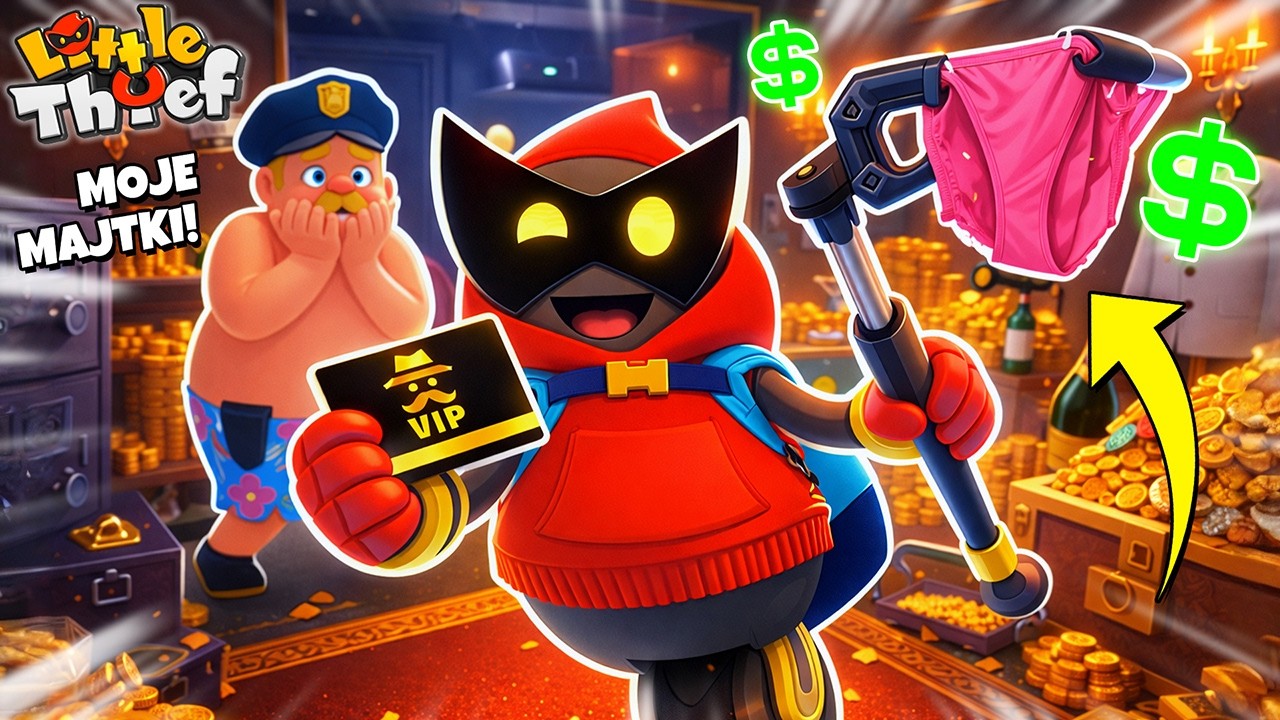 UKRADŁEM POLICJANTOWI GACIE xD?! Little Thief VR