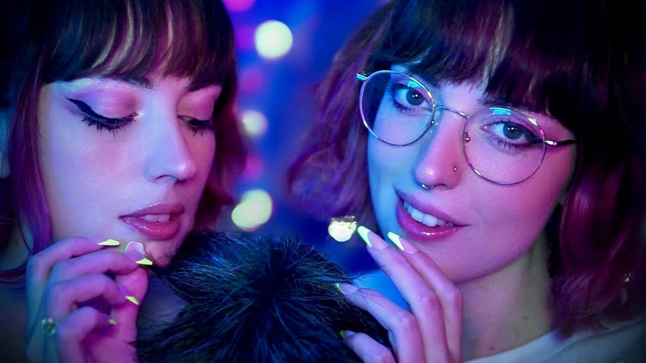 ASMR Fluffy Layered Inaudible Whispers From 2 Of Me :D