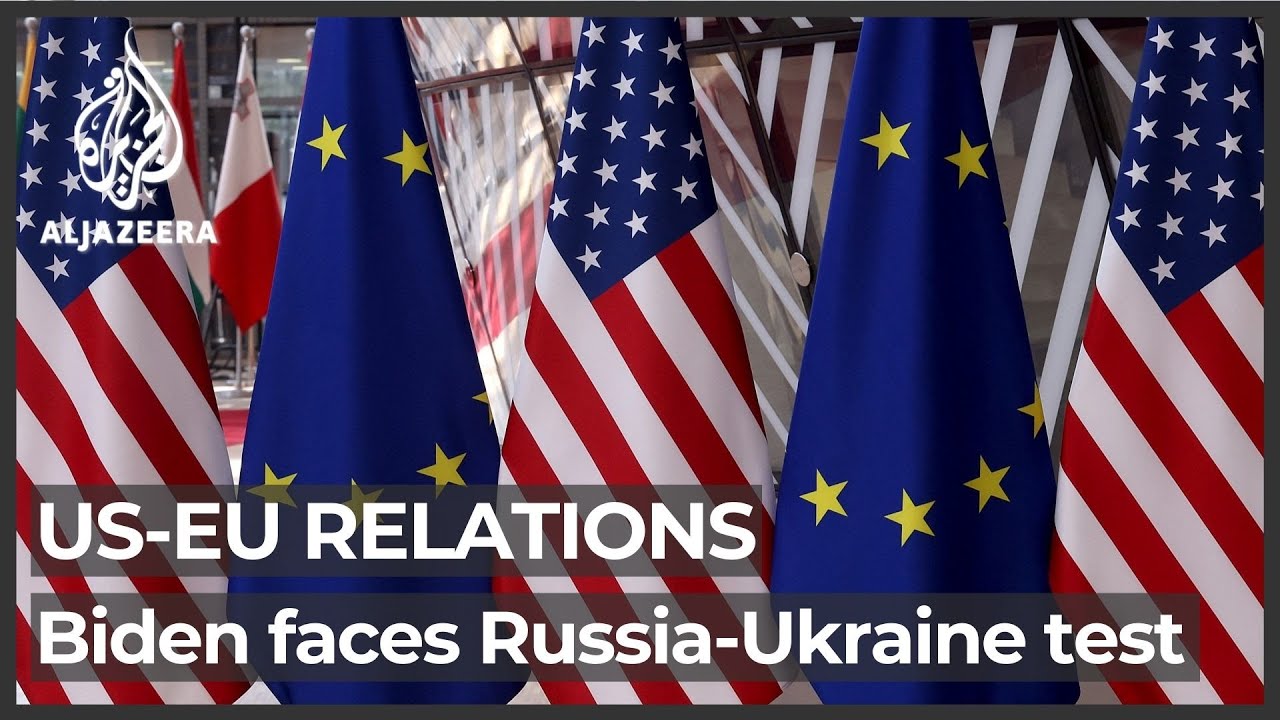 Байден подтвердил &laquo;крепкий союз&raquo; США и ЕС после напряженности из-за Украины