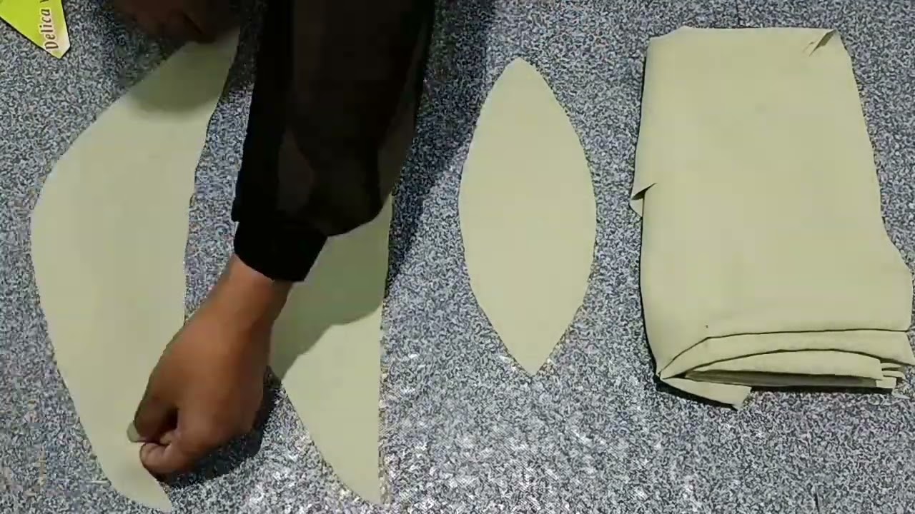 cara mudah memotong dan menjahit khimar dagu