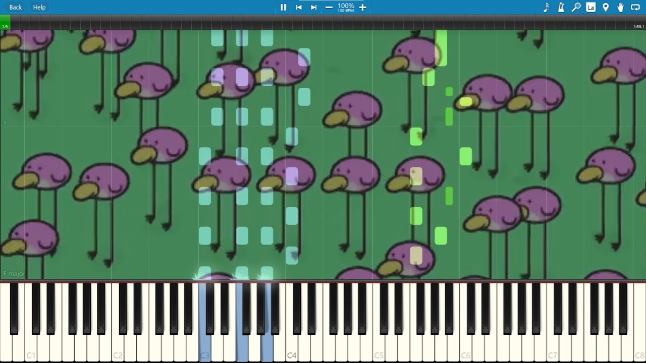 Rhythm Heaven Fever - Flock Step (Piano) | Sheet music in the description