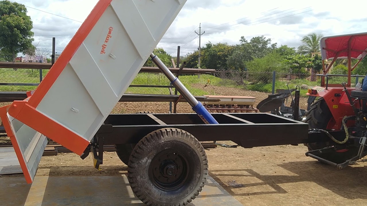 Hyva trailer for tractor with auto lock system, Ahmednagar, Maharashtra