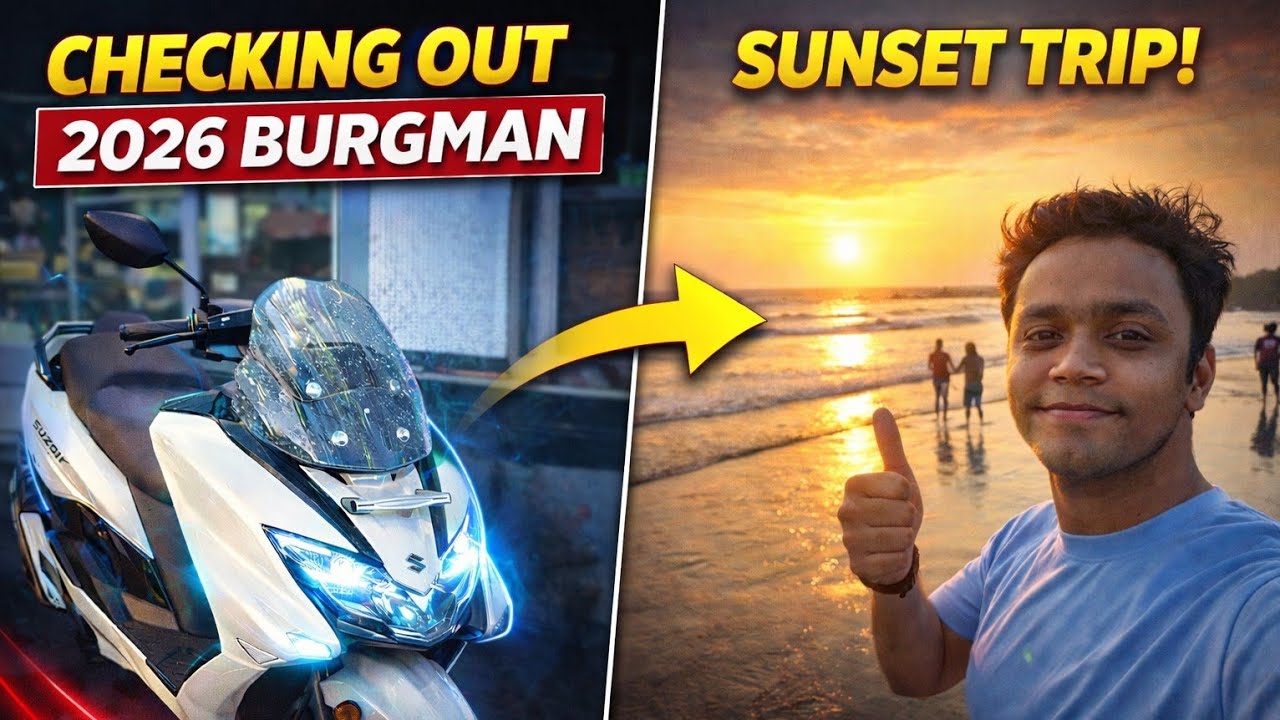 We went to Suzuki showroom | Burgman 2026 Bluetooth | Vlogs 🧿