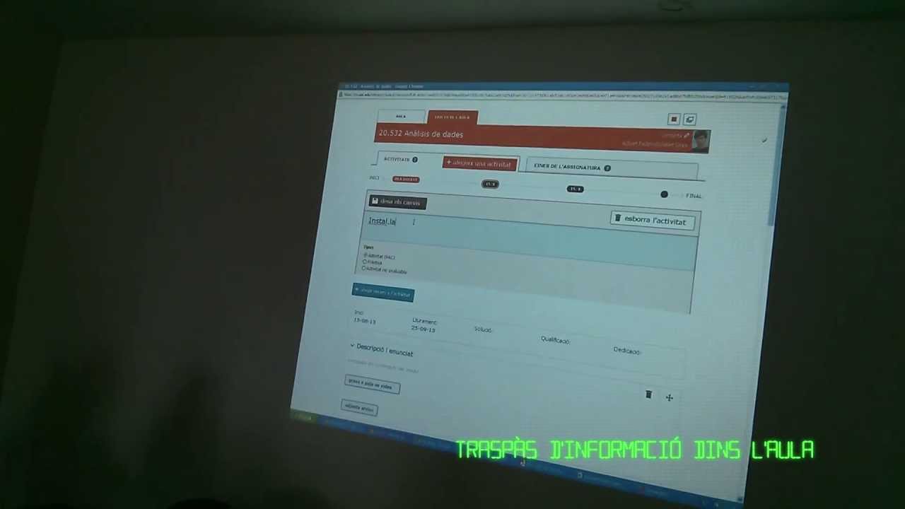 CourseSprint, Redisseny d'una assignatura