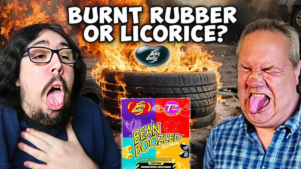 Bean Boozled 7th Edition Challenge! (Burnt Rubber or Licorice?)