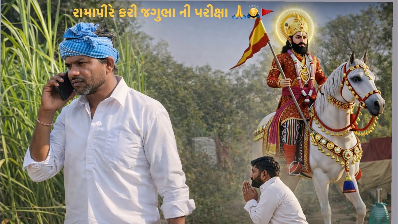 રામાપીરે કરી જગુભા ની પરીક્ષા #comedy #funny #funnygujarati #jogamaya #rajankapra 