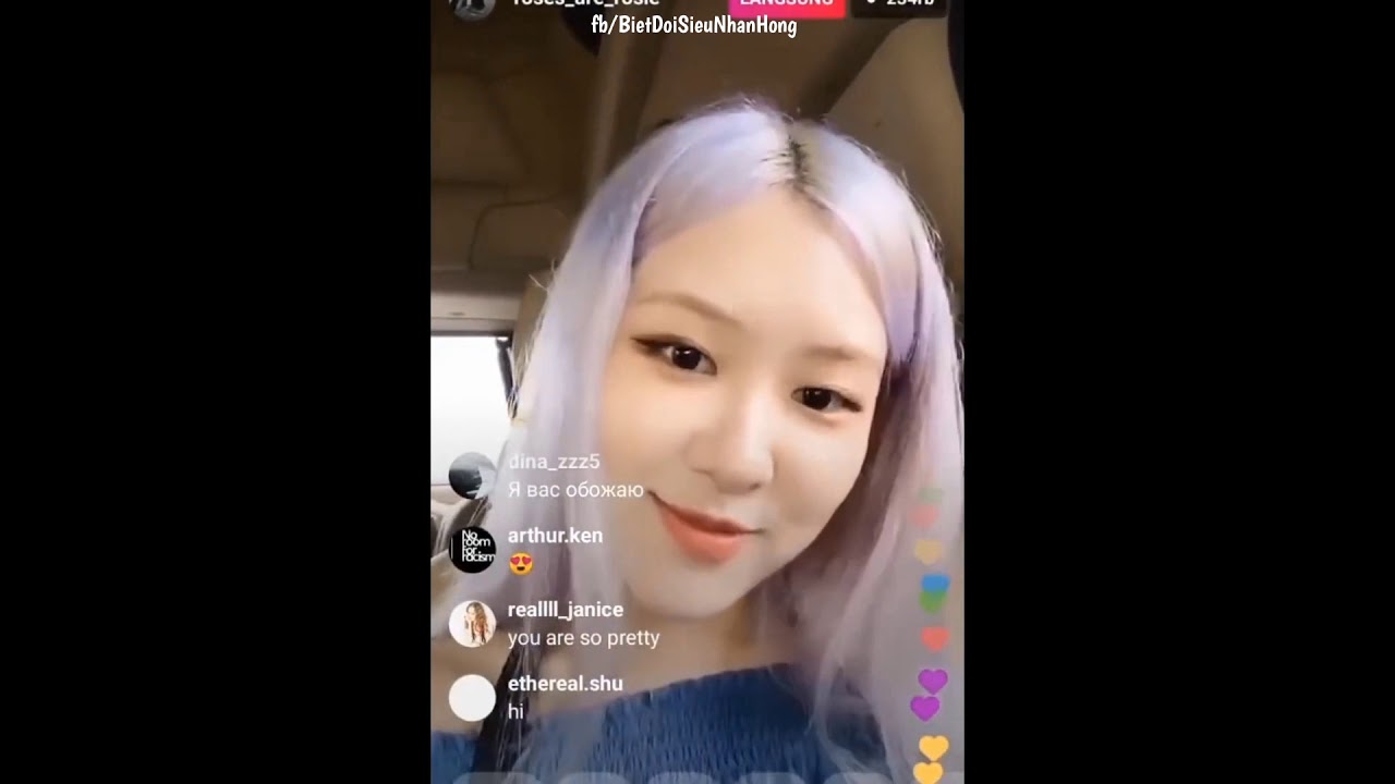 [Vietsub] Rosé và 1001 câu chuyện khi livestream