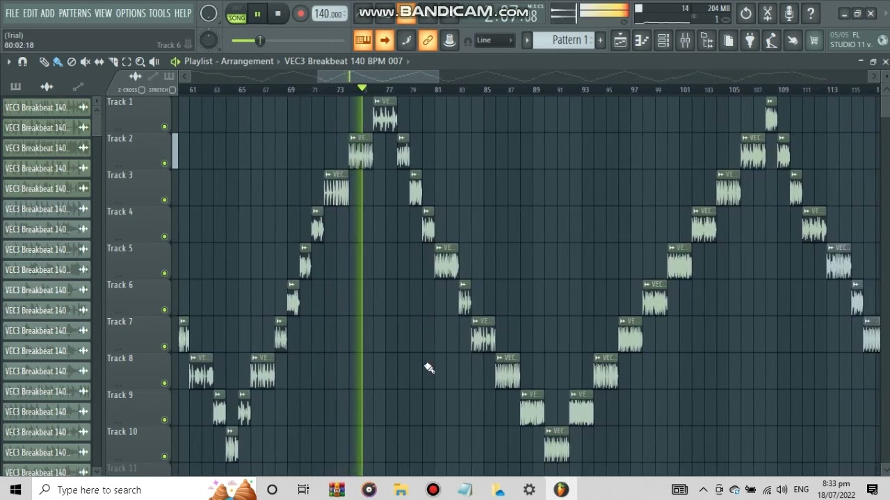 VEC3 BreakBeat Loops 140 BPM Giveaway (Thanks For Watching)