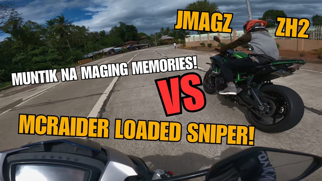 Big bike VS Loaded sniper! | Muntik na maging memories si jmagz!