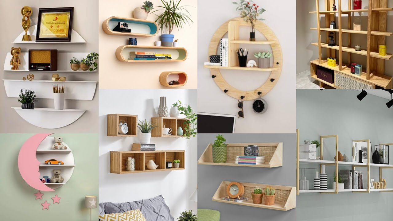 Top wooden wall shelves designs ideas/Modern wall shelves design/