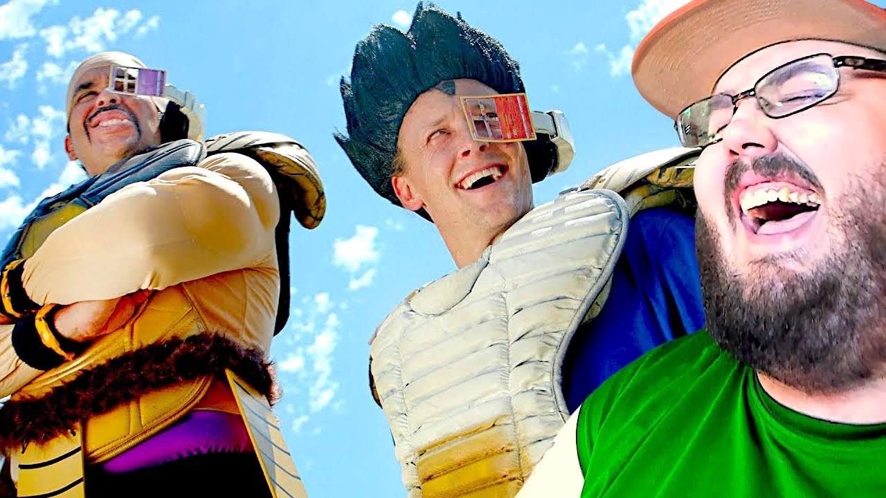 The Saiyan Saga In 5 Minutes (Dragonball Z Live Action) (Sweded) - Mega64 #DragonBallZ REACTION!!!
