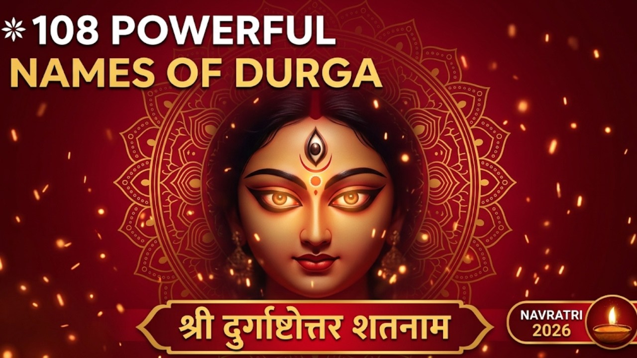 108 Names of Durga | Shree Durgashattottar Shanam Stotram 2026 | Navratri Special | दुर्गा १०८ नाम