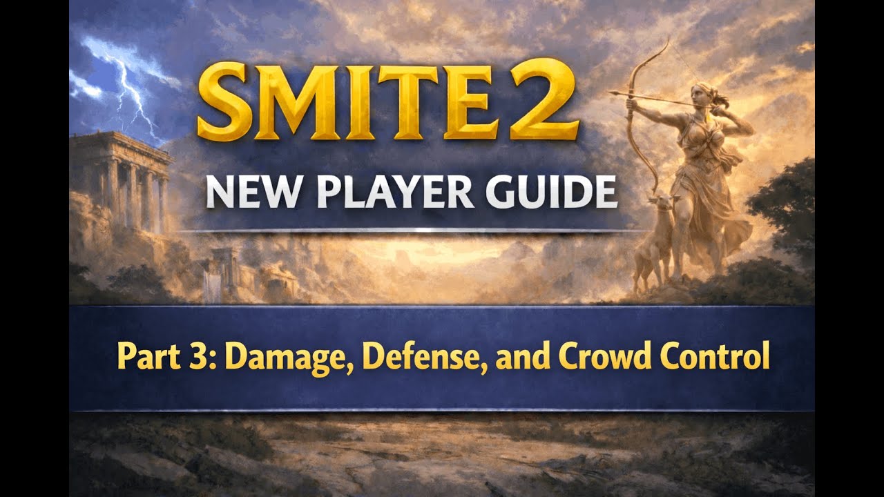 Smite 2 New Player Guide ----- Part 3: Damage, Defense, and Crowd Control