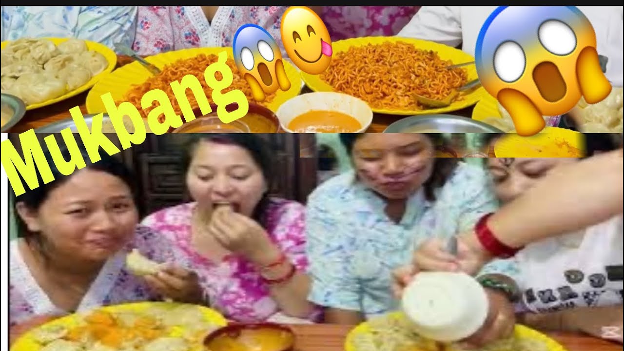 First mukbang garda yesto vayo😂😂#viral #subscribe #comedy #mukbang 