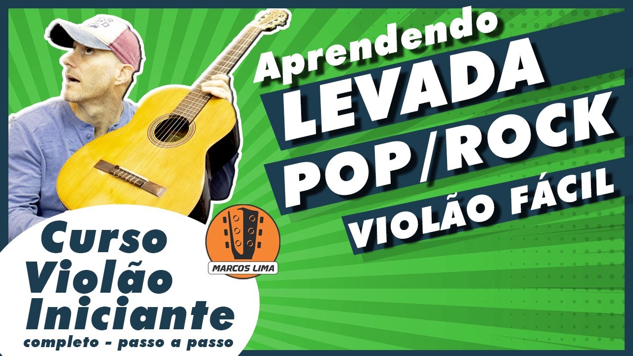 Primeira levada no Violao Ritmo Pop Rock