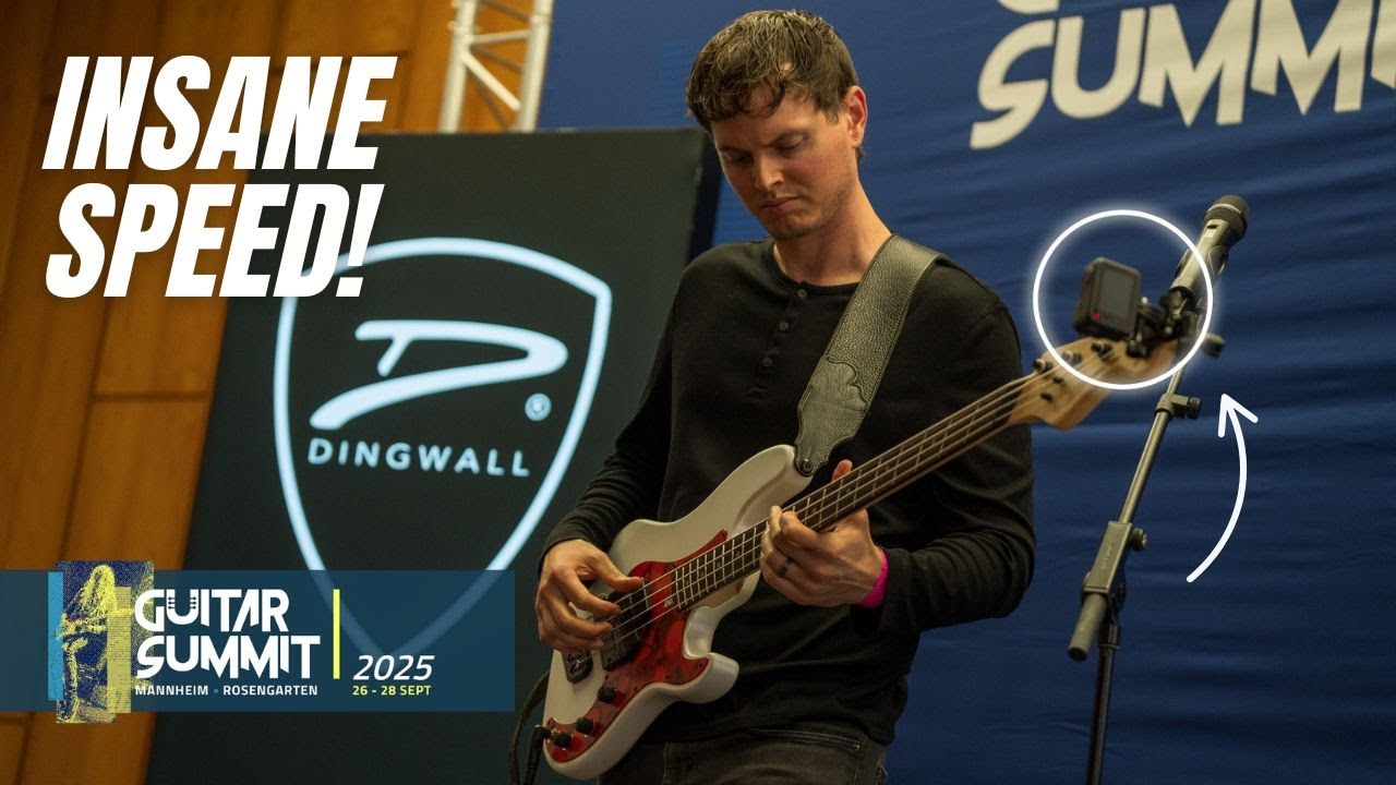 Nate Navarro Shreds at Guitar Summit (Headstock Cam)
