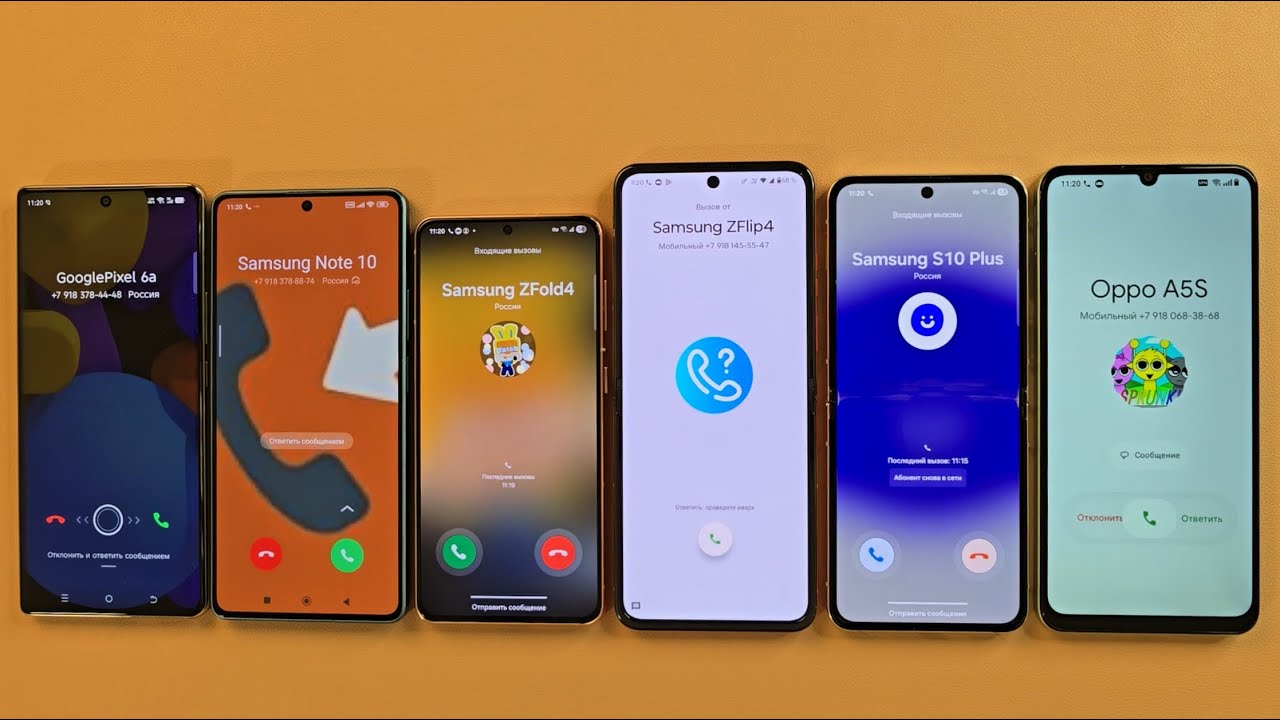Guess Who's Incoming call Poco F5 Samsung S21 Motorolla Razr50 Samsung Z Flip 4 Tecno30S Realme 60X