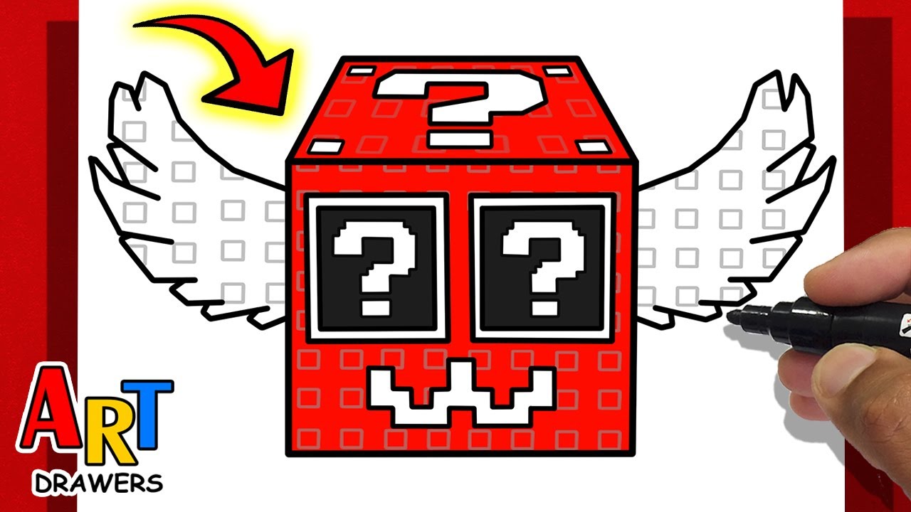 How to draw SECRET Mythic LUCKY BLOCKS In Steal a Brainrot ROBLOX!