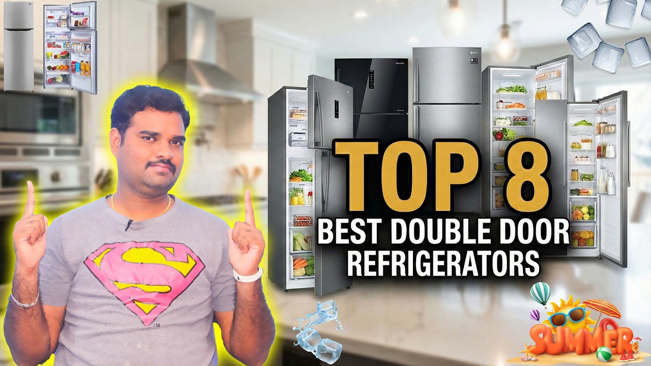 ✅Top 10 Best Double Door Refrigerator In India 2026 With Price |Home Refrigerators Review&Comparison