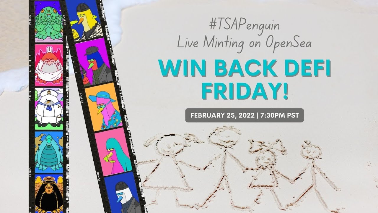 How to Participate in Live Minting with TSA Incubator I Penguins I Feb 25, 2022