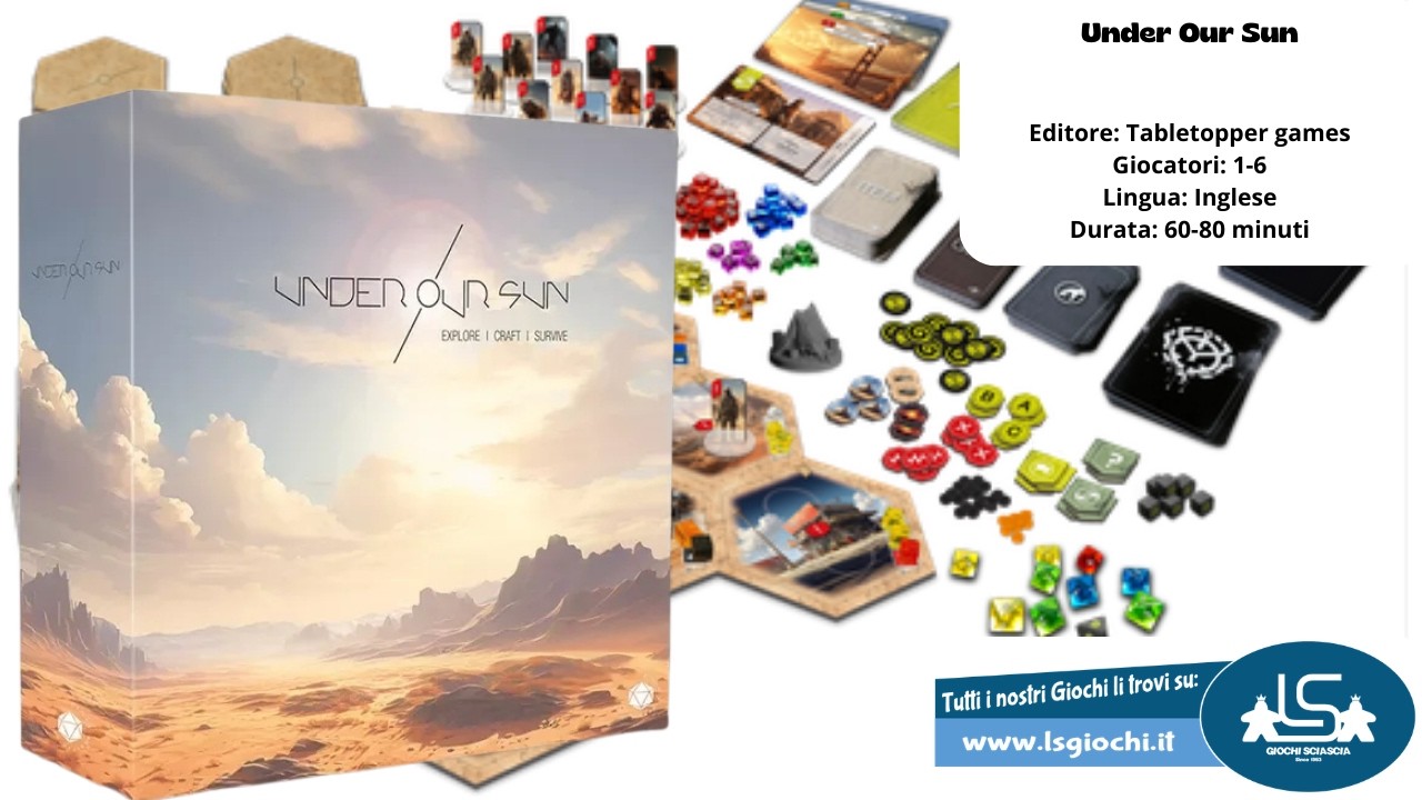Under Our Sun - board game - gioco da tavolo