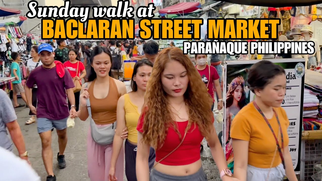 ULTIMATE WALK AT BACLARAN STREET MARKET IN PARAÑAQUE CITY PHILIPPINES [4k]
